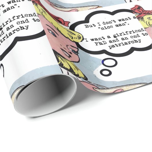 私は"良い人"がほしいと思いません(フェミニズム) ラッピングペーパー (ロールコーナー)