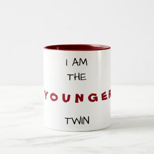 私は***若い***ツインの"MUG"です ツートーンマグカップ