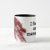 私は…落第しました マグカップ (中央)