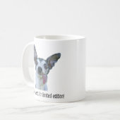 私は『限定版ド風変わりッグ·マグ』ではない コーヒーマグカップ (正面左)