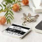 私は、非常に支持されて、深く愛されて非常に賛美されます キーホルダー (側面)