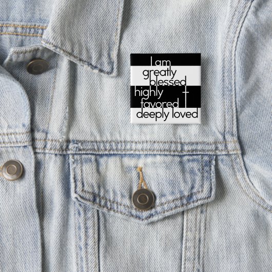 私は、非常に支持されて、深く愛されて非常に賛美されます 缶バッジ (インサイチュ)