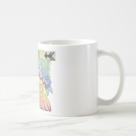 私は…非難しません コーヒーマグカップ (右)