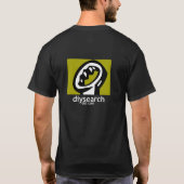 私は-黒必要としません Tシャツ (裏面)