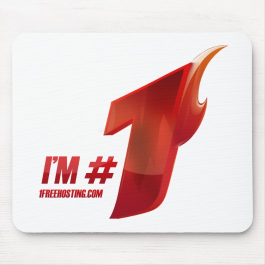 私は#1です マウスパッド (正面)