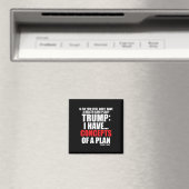 私は…2024年トランプ投票プランのコンセプト マグネット (インサイチュ (食洗機))