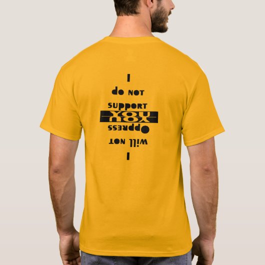 私は…2 Tシャツ (裏面)