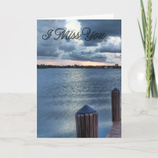 私は#3カードを恋しく思います カード (正面)