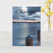 私は#3カードを恋しく思います カード (黄色い花)