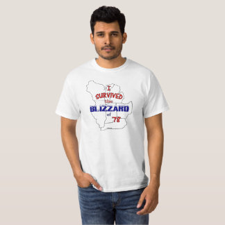 私は「78のブリザードを生き延びました Tシャツ