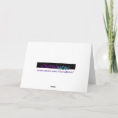 "私は" AbbieおよびMomoの挨拶状を知っていません カード (裏面)