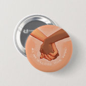 私は@Alalamponeによってあなたの手を握っています 缶バッジ (正面&裏面)