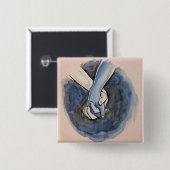 私は@Alexis_Royceによってあなたの手を握っています 缶バッジ (正面&裏面)