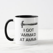 私は「AMMAのAMMA'Dを得ました マグカップ (左)