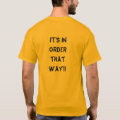 私は、CDO…持っています Tシャツ (裏面)