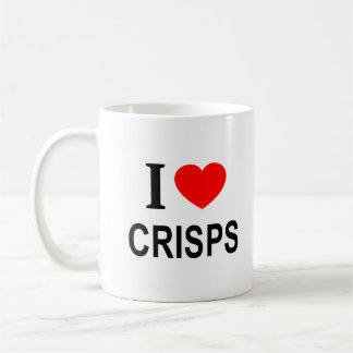 私は❤️CRISPS I CRISPS IハートCRISPS コーヒーマグカップ