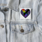 私は@HugoDrawsによってあなたの手(v.2)を握っています 缶バッジ (インサイチュ)