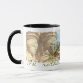 私は- Karyatidのマグここにむしろあります マグカップ (左)