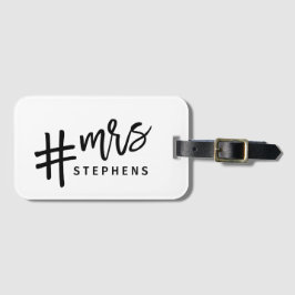 私は#marriedこれのように目覚めました! 夫人 ラゲッジタグ