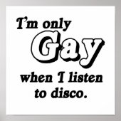 私は.pngをディスコする聞時だけのゲイである ポスター (正面)