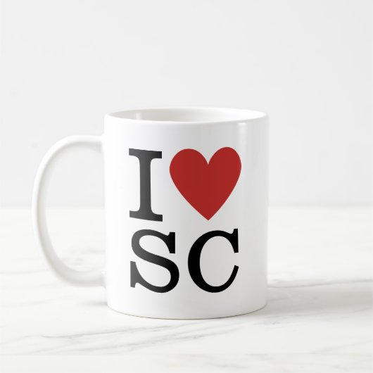 私は❤️SCが大好き – サプライチェーン部門MUG コーヒーマグカップ (左)