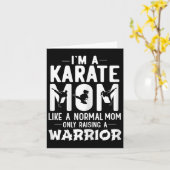 私はAだけを育てる普通のママのような空手のママだ カード (黄色い花)