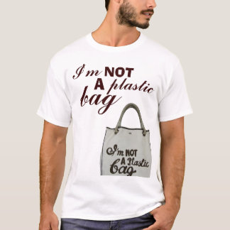 私はAのポリ袋ではないです Tシャツ