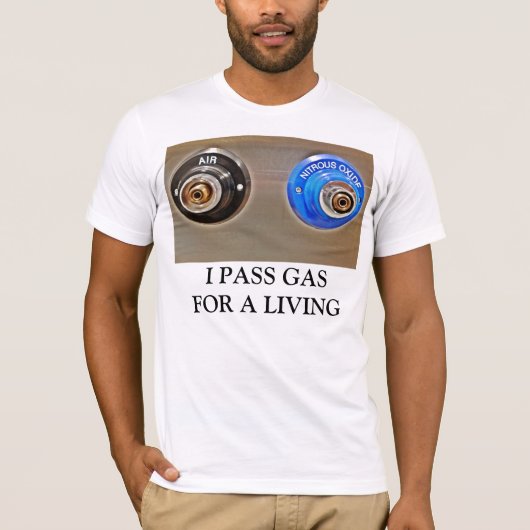 私はAの生活のためのガスを渡します Tシャツ (正面)