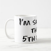 私はAの5年生のマグより頭が切れるです コーヒーマグカップ (左)