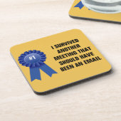 私はaべきである別の会合を生き延びました コースター (左側)