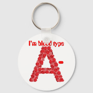 私はA型の陰性です キーホルダー