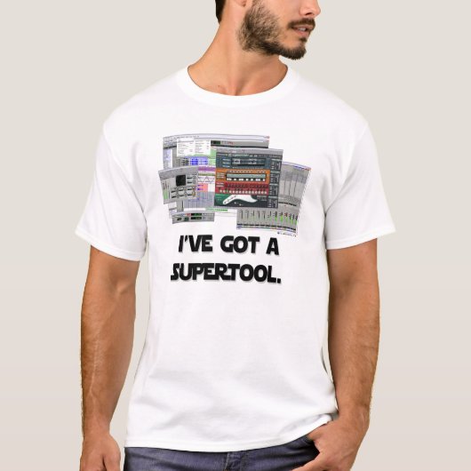 私はA SUPERTOOL.を持っています Tシャツ (正面)