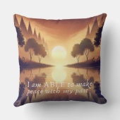 私はABLE – 強さと平和の確認枕 クッション (裏面)