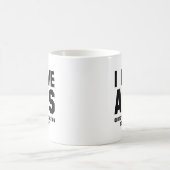 私はAbsを持っている コーヒーマグカップ (中央)