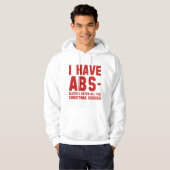 私はAbsを持っている パーカ (正面フル)