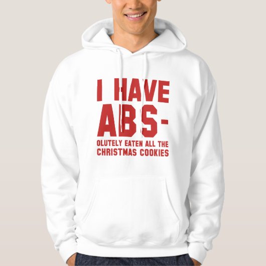 私はAbsを持っている パーカ (正面)