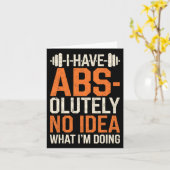 私はAbs-Olually Noアイディア私はGym Funnを行っている カード (黄色い花)