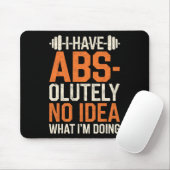 私はAbs-Olually Noアイディア私はGym Funnを行っている マウスパッド (マウス)