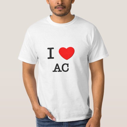 私はACを愛します Tシャツ (正面)