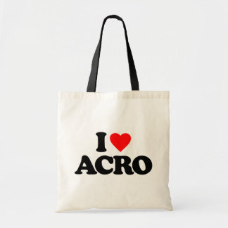 私はACROを愛します トートバッグ