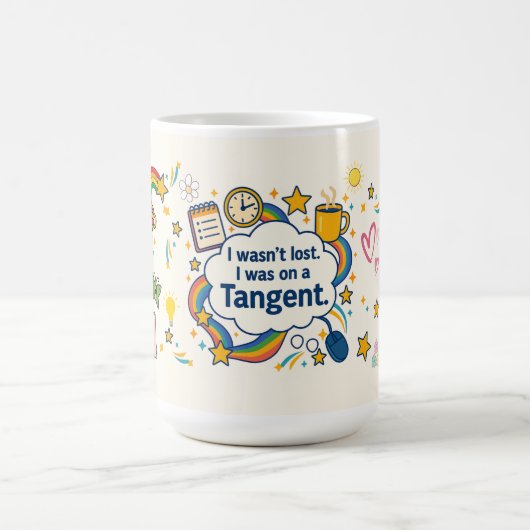 私はADHDではなかった失った。僕は方々に接していた。 コーヒーマグカップ (中央)