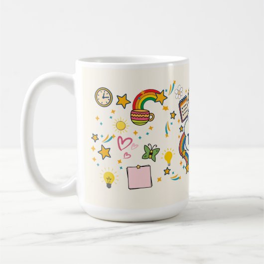 私はADHDではなかった失った。僕は方々に接していた。 コーヒーマグカップ (左)