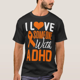 私はADHD認識度・デイ・ウォリアーで人を愛する Tシャツ