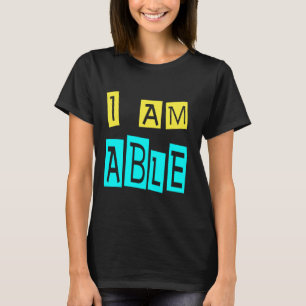 私はADHD Sped先生ダウン症候群をサポートできる Tシャツ