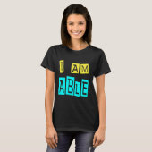 私はADHD Sped先生ダウン症候群をサポートできる Tシャツ (正面フル)