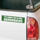 私はAdirondacksにむしろあります バンパーステッカー (トラック上)