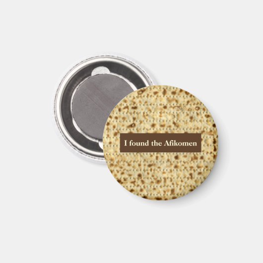 私はAfikomen matzo Passoverを見つけた マグネット (正面/裏面)