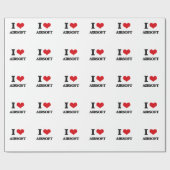 私はAirsoftを愛します ラッピングペーパー (フラット)