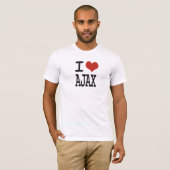 私はAjaxを愛します Tシャツ (正面フル)