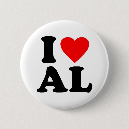 私はALを愛します 缶バッジ (正面)